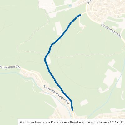 Findbergweg Aschaffenburg 