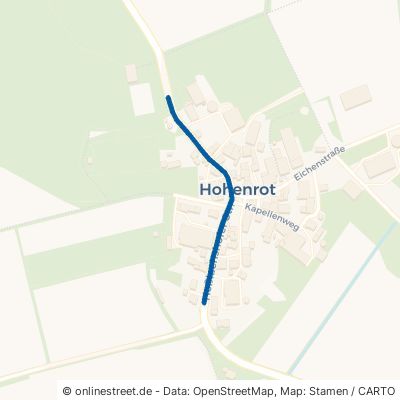 Heßlachshofer Straße Mulfingen Hohenrot 