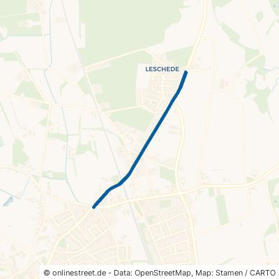 Lingener Straße Emsbüren Leschede 