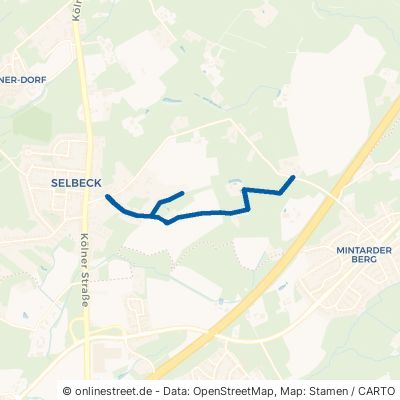 Hantenweg Mülheim an der Ruhr Saarn/Selbeck 