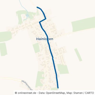Oelzschauer Straße Kitzscher Hainichen 