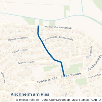 Friedhofstraße Kirchheim am Ries 
