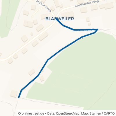 Hannebacher Weg Heckenbach Blasweiler 