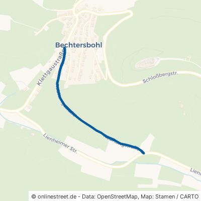 Rebhangstraße Küssaberg Bechtersbohl 