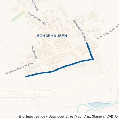 Kartenberger Weg Alzey Schafhausen 