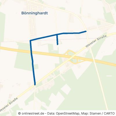Flughafenweg Issum Bönninghardt 