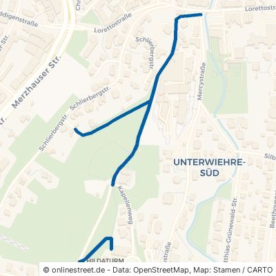 Bergleweg Freiburg im Breisgau Wiehre 