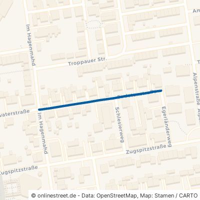 Sudetenstraße 86825 Bad Wörishofen Gartenstadt 