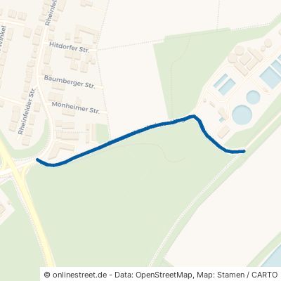 Oberster Monheimer Weg Dormagen Rheinfeld 