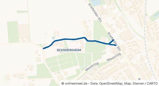Schweinheimer Weg Meerbusch Osterath 