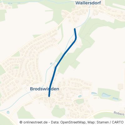 Wallersdorfer Straße Ansbach Brodswinden 