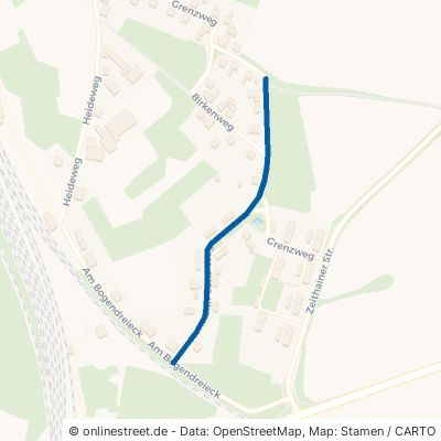 Hermann-Löns-Weg Zeithain Röderau-Bobersen 