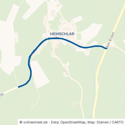 Neue Straße Bad Berleburg Hemschlar 