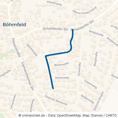 Gartenstraße Böhmfeld 