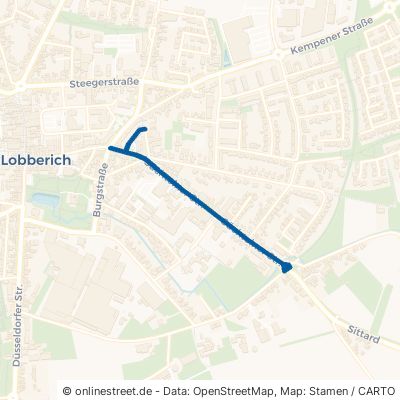 Süchtelner Straße Nettetal Lobberich 