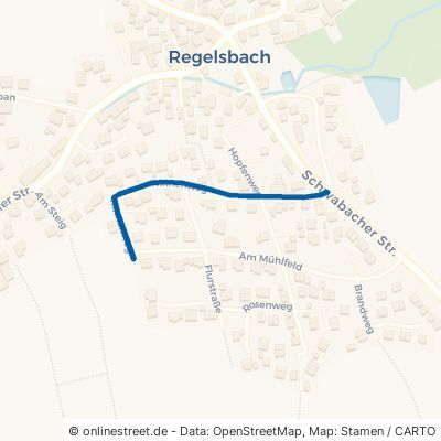 Rinnenweg Rohr Regelsbach 