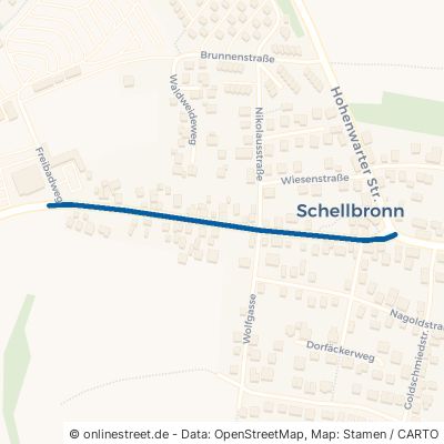 Unterreichenbacher Straße Neuhausen Schellbronn 