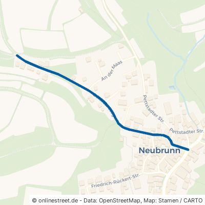 Dörfliserweg Kirchlauter Neubrunn 