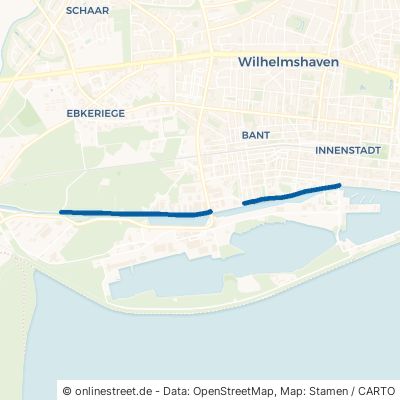Kanalweg 26382 Wilhelmshaven Bant 