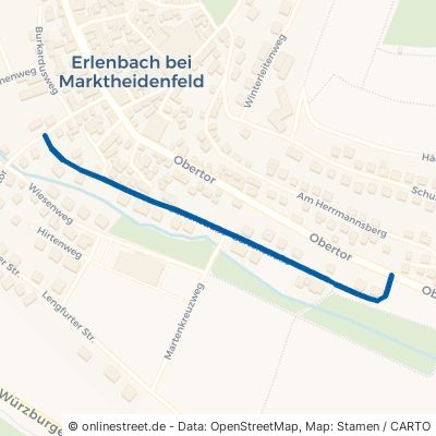 Gartenstraße Erlenbach bei Marktheidenfeld Erlenbach 