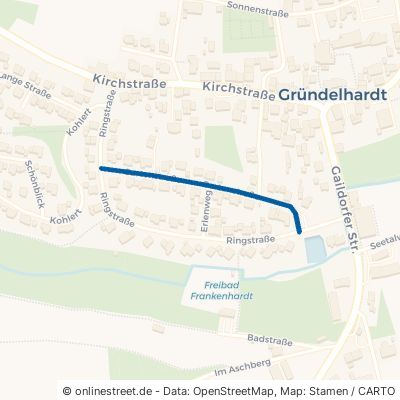 Gartenstraße Frankenhardt Gründelhardt 