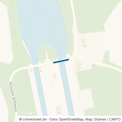 Schleusenbrücke Hüntel Ost Haren 