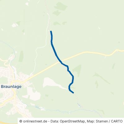 Grenzweg Oberharz am Brocken Elend 
