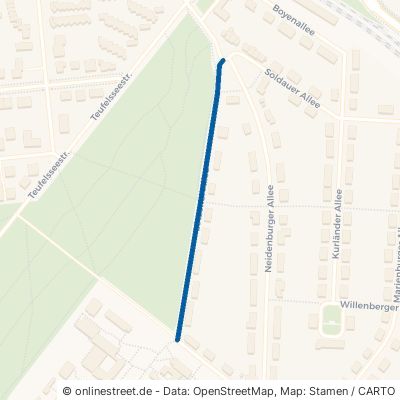 Lötzener Allee 14055 Berlin Westend Bezirk Charlottenburg-Wilmersdorf