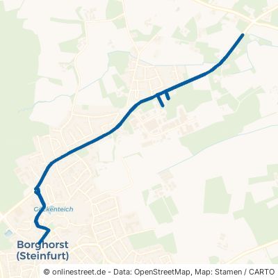 Emsdettener Straße Steinfurt Borghorst 