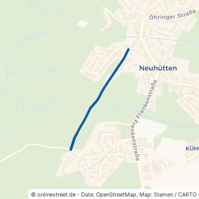 Bärenbronner Weg Wüstenrot Neuhütten 