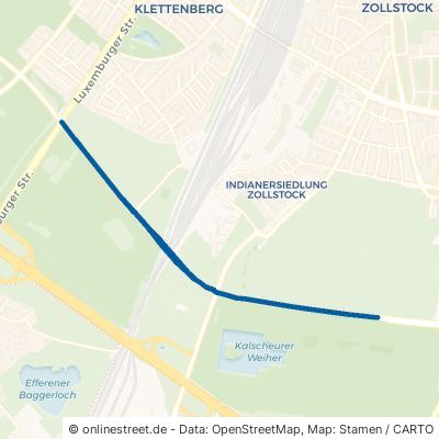 Militärringstraße Köln Zollstock 