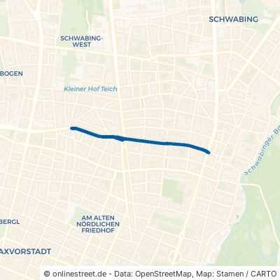 Hohenzollernstraße München Schwabing-West 