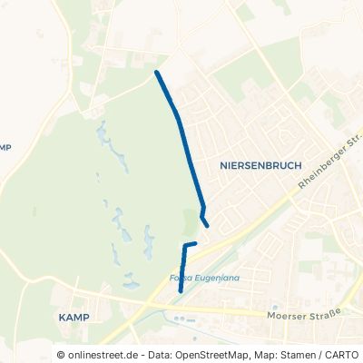 Niersenberger Straße Kamp-Lintfort Niersenbruch 