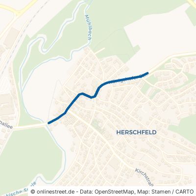Königshofer Straße Bad Neustadt an der Saale Herschfeld 