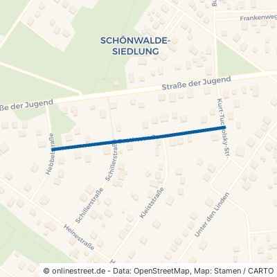 Goethestraße 14621 Schönwalde-Glien Schönwalde-Siedlung 