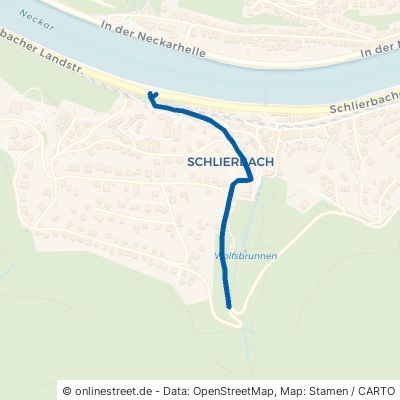 Wolfsbrunnensteige Heidelberg Schlierbach 
