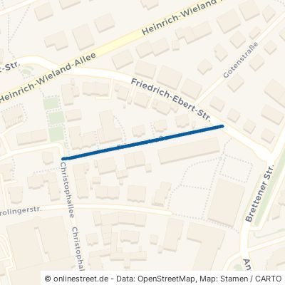 Friesenstraße Pforzheim Nordstadt 