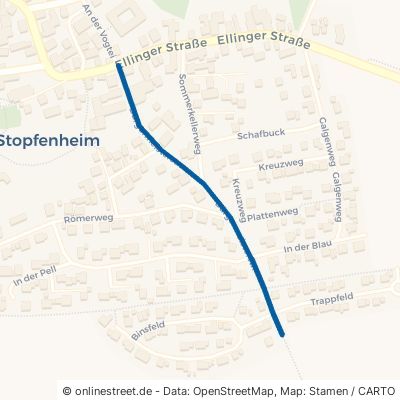 Bürgermeisterstraße Ellingen Stopfenheim 