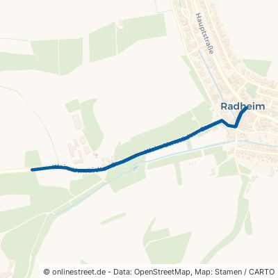 Klein-Umstädter-Straße Schaafheim Radheim 