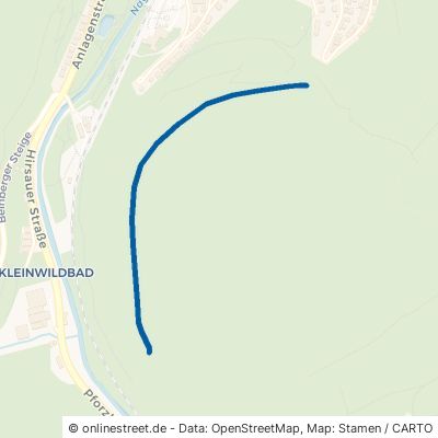Badwaldweg Bad Liebenzell 