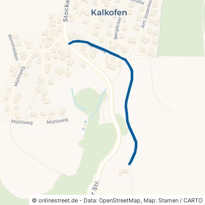 Kahlweg Hohenfels Kalkofen 