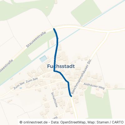 Münsterer Weg Stadtlauringen Fuchsstadt 