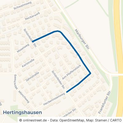 Hans-Lange-Straße Baunatal Hertingshausen 