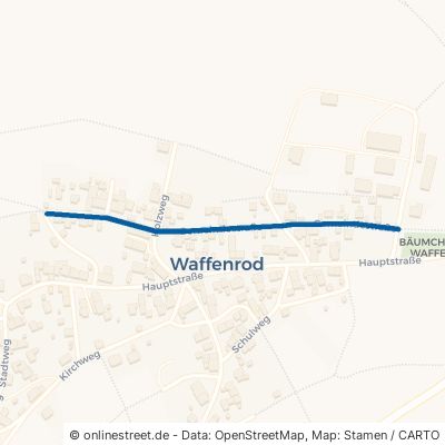 Gemeindestraße Eisfeld Waffenrod 