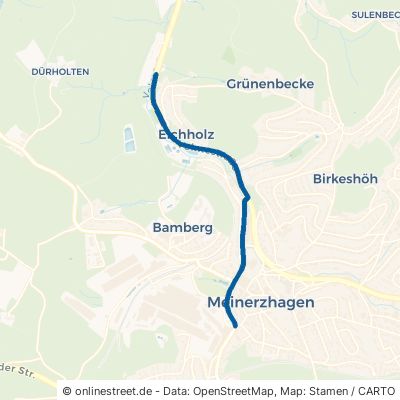 Volmestraße Meinerzhagen Hahnenbecke 