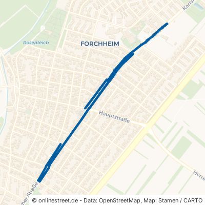 Karlsruher Straße Rheinstetten Forchheim 