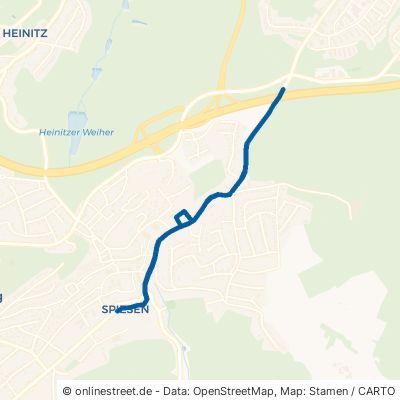 Hauptstraße Spiesen-Elversberg Spiesen 