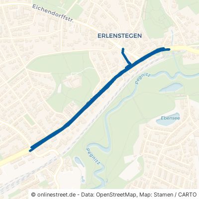 Erlenstegenstraße 90491 Nürnberg Platnersberg Ost