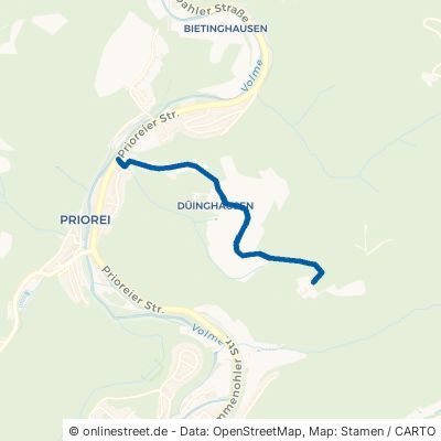 Düinghauser Weg Hagen Dahl 