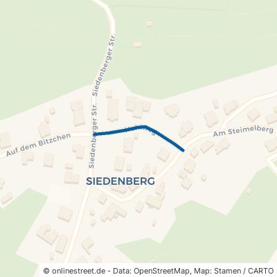 Hohlweg Morsbach Siedenberg 
